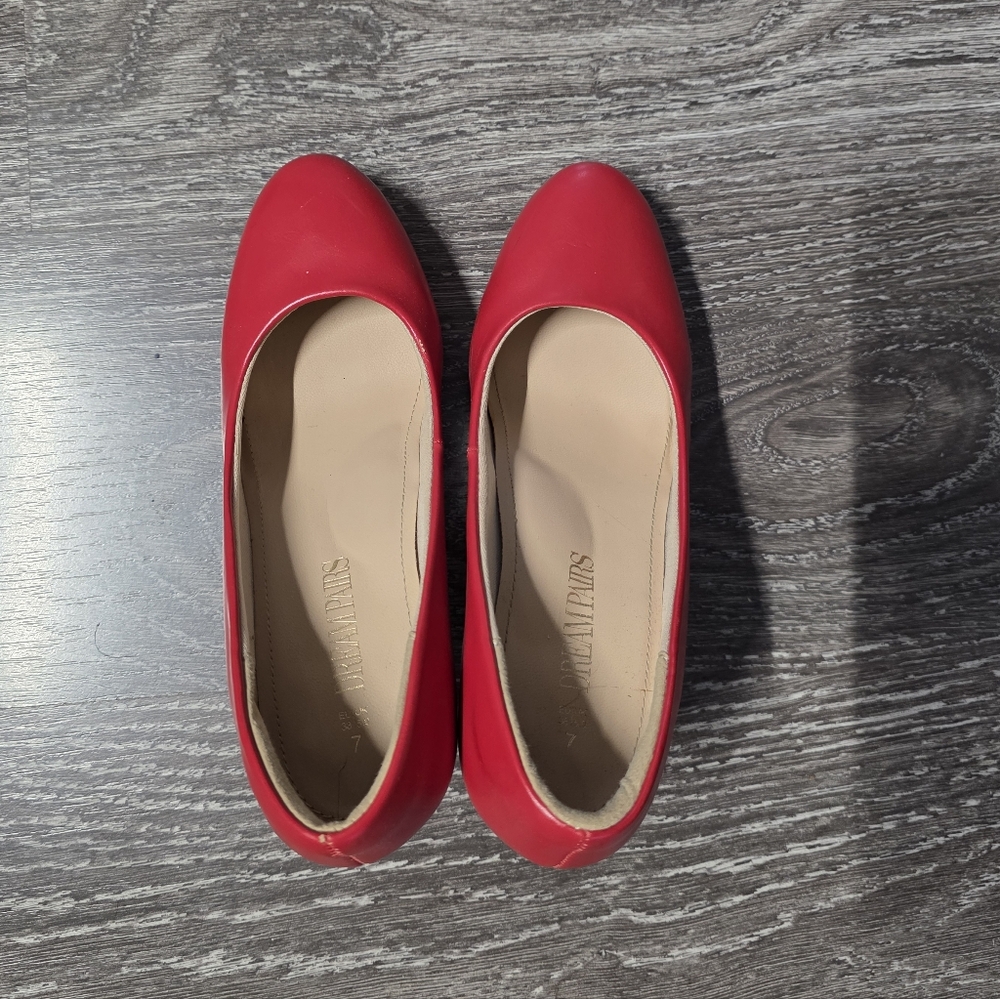 Elegant Red Women's Heels